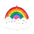 Rainbow Sprinkles Birthday SuperShape Foil Balloon 63cm x 53cm Each