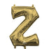 White Gold Letter Z Foil Balloon 40cm Each