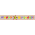 Happy 3rd Birthday Multi-Coloured Holographic Banner 2.7m Each