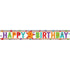 Happy 9th Birthday Multi-Coloured Holographic Banner 2.7m Each