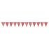 Rose Gold Glittered Sparkle Large Paper Pennant Banner Each