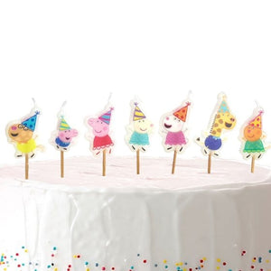 Decorations - Cake Decorations - Candles Peppa Pig Birthday Candle Set 7pk