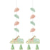 Safari Baby Hanging Cutouts 2pk
