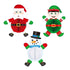 Hanging Tissue Elf, Santa & Snowman 3pk