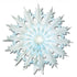 Packaged Dip-Dyed Snowflakes 43cm 2pk