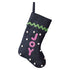 Merry & Bright Joy Felt Stocking 42cm x 25cm Each