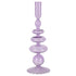 Pastel Wave Lilac Candle Holder Each