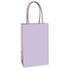 Pastel Lilac Paper Kraft Bag 21cm x 13cm x 8cm 8pk
