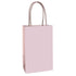 Pastel Pink Paper Kraft Bag 21cm x 13cm x 8cm 8pk