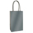 Silver Paper Kraft Bag 21cm x 13cm x 8cm 8pk