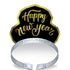 Happy New Year Black & Gold Tiara's 50pk