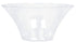 Clear Plastic Small Flared Bowl 18cm Each