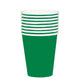 Tableware - Cups Festive Green Paper Cups FSC 354ml 20pk