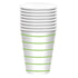 Stripes Paper Cups 266ml 8pk