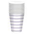 Stripes Paper Cups 266ml 8pk