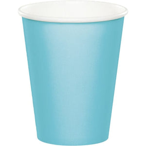Tableware - Cups Pastel Blue Paper Cups 266ml 24pk