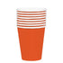 Pumpkin Orange HC Paper Cups 354ml 20pk