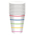 Stripes Paper Cups 266ml 8pk