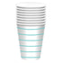 Stripes Paper Cups 266ml 8pk