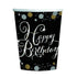 Sparkling Celebration Happy Birthday HC Paper Cups 266ml 8pk