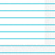 Tableware - Napkins Caribbean Blue Stripes Lunch Napkins 2-Ply FSC 16pk