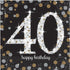 Sparkling Celebration 40 Lunch Napkins 33cm x 33cm 16pk