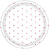 Apple Red Dots NPC Round Paper Plates 17cm 8pk