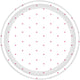 Tableware - Plates Bright Pink Dots Round NPC Dessert Paper Plates FSC 17cm 8pk