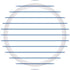 Stripes Round NPC Lunch Paper Plates 23cm 8pk