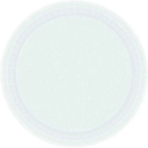 Tableware - Plates Frosty White Round Dinner Paper Plates NPC 23cm 20pk
