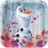 Frozen 2 NPC Square Paper Plates 17cm 8pk