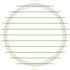 Stripes Round NPC Lunch Paper Plates 23cm 8pk