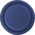 Navy Blue Dinner Paper Plates 23cm 24pk