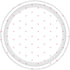 Dots Round NPC Dessert Paper Plates 17cm 8pk