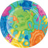 Paint Splatter Round NPC Paper Plates 18cm 8pk
