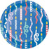 Party Patterns NPC Round Paper Plates 18cm 8pk