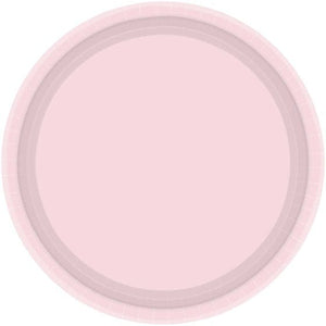 Tableware - Plates Pastel Pink Round NPC Lunch Paper Plates FSC 23cm 20pk