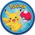 Pokemon Classic Round NPC Paper Plates 17cm 8pk