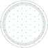 Dots Round NPC Dessert Paper Plates 17cm 8pk