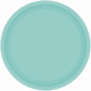 Tableware - Plates Robin's Egg Blue Round Dinner Paper Plates NPC 23cm 20pk