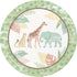 Safari Baby Round NPC Paper Plates 23cm 8pk