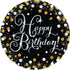 Sparkling Celebrations Happy Birthday NPC Paper Plates 23cm 8pk
