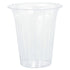 Clear Plastic Small Flared Cylinder Each