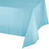 Pastel Blue Plastic Tablecover 137cm x 274cm Each
