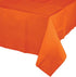 Sunkissed Orange Tissue & Plastic Back Tablecover 137cm x 274cm Each