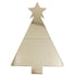 Cosy Copper Gold Christmas Tree Shaped Grazing Board 56cm x 40cm Each