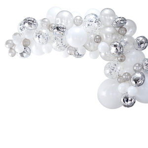 Amscan_OO Balloon - Accessories - Sticks, HiFloats, Pumps Balloon Arch Silver Kit