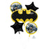 Batman Superhero Foil Balloon Bouquet 5pk