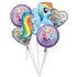 My Little Pony Friendship Adventures Foil Balloon Bouquet  5pk