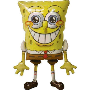 Amscan_OO Balloon - Airwalkers & Bouquets Sponge Bob AirWalkers Foil Balloon 74cm x 117cm Each